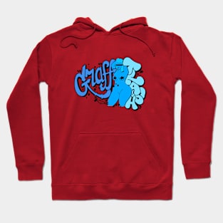 Graff Trashing Blue Hoodie